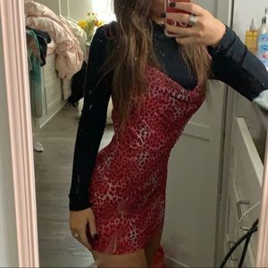 Red leopard dress!!!